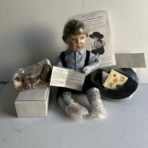 Danbury Mint Joshua Porcelain Collector Doll FayZah Spanos w Box COA